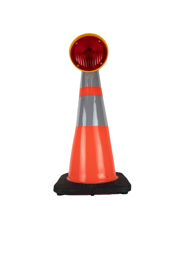 Lampe de chantier CONESTAR 1000 pour cônes - Rouge ( batterie excl. )