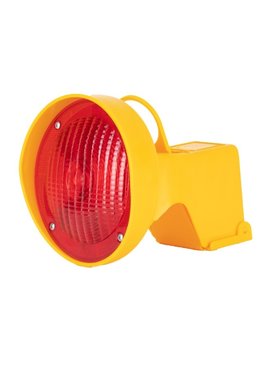 Warning lamp for traffic cones - Red