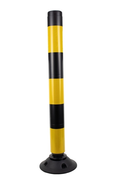 Flexible bollard FLEXPIN - Black/Yellow