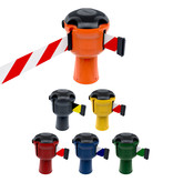 SKIPPER barrier belt unit  with 9 meters yellow/black tape - CAUTION