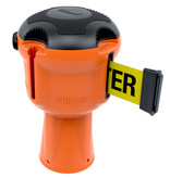 SKIPPER afzetlinthouder met 9 meter geel/zwart lint - CAUTION DO NOT ENTER