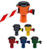 SKIPPER afzetlinthouder met 9 meter geel/zwart lint - CAUTION DO NOT ENTER