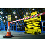 SKIPPER barrier belt unit  with 9 meters red/white tape