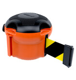 SKIPPER XS afzetlinthouder met 9 meter geel/zwart lint