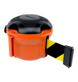 SKIPPER XS barrier belt unit with 9 meters yellow/black tape