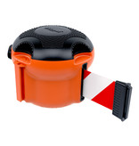 SKIPPER XS barrier belt unit  with 9 meters red/white tape