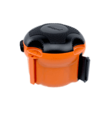 SKIPPER XS afzetlinthouder met 9 meter rood/wit lint