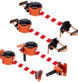 SKIPPER XS barrier belt unit  with 9 meters red/white tape