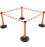 Corps du poteau de ballisage SKIPPER orange - pièce d'échange