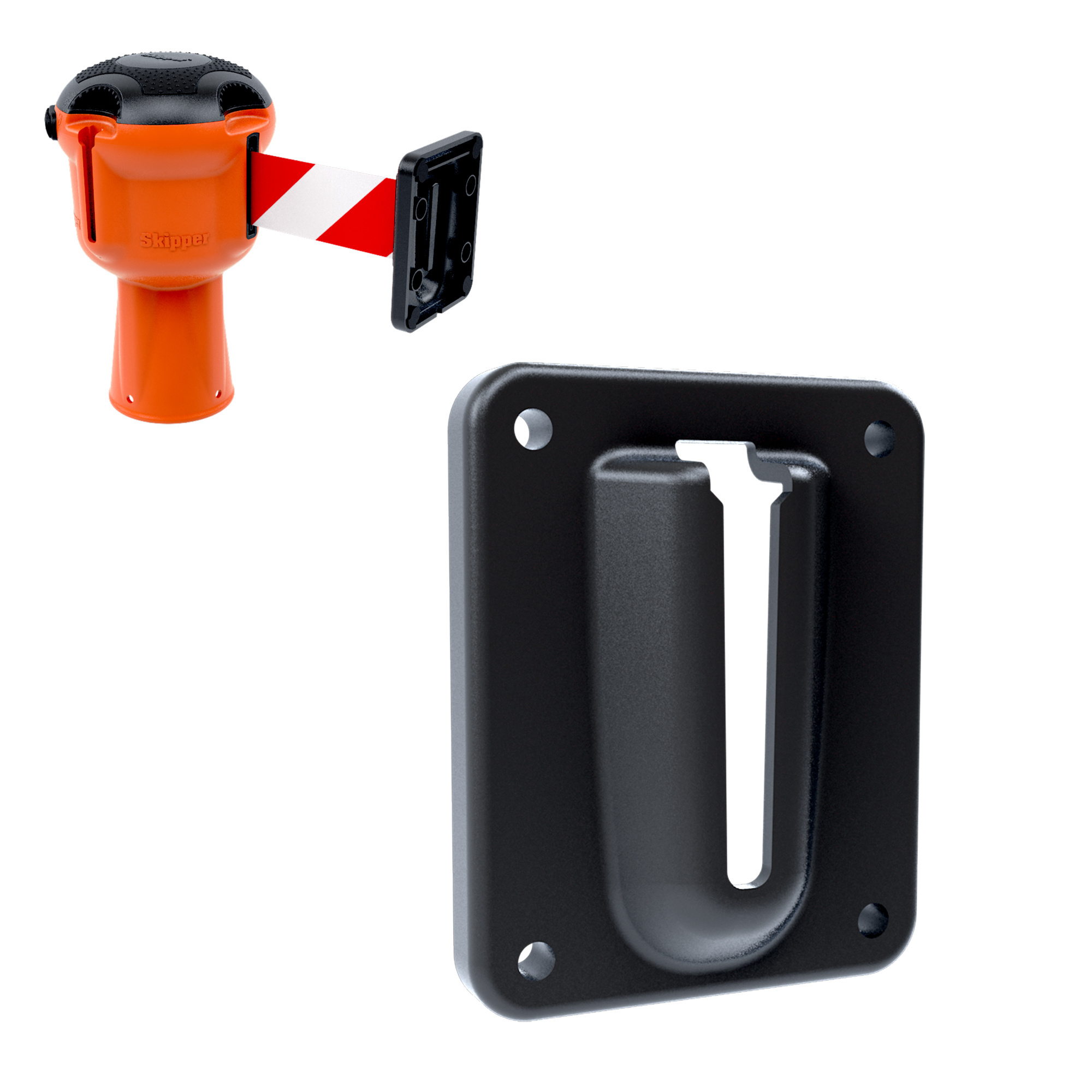 SKIPPER wall support bracket and receiver clip