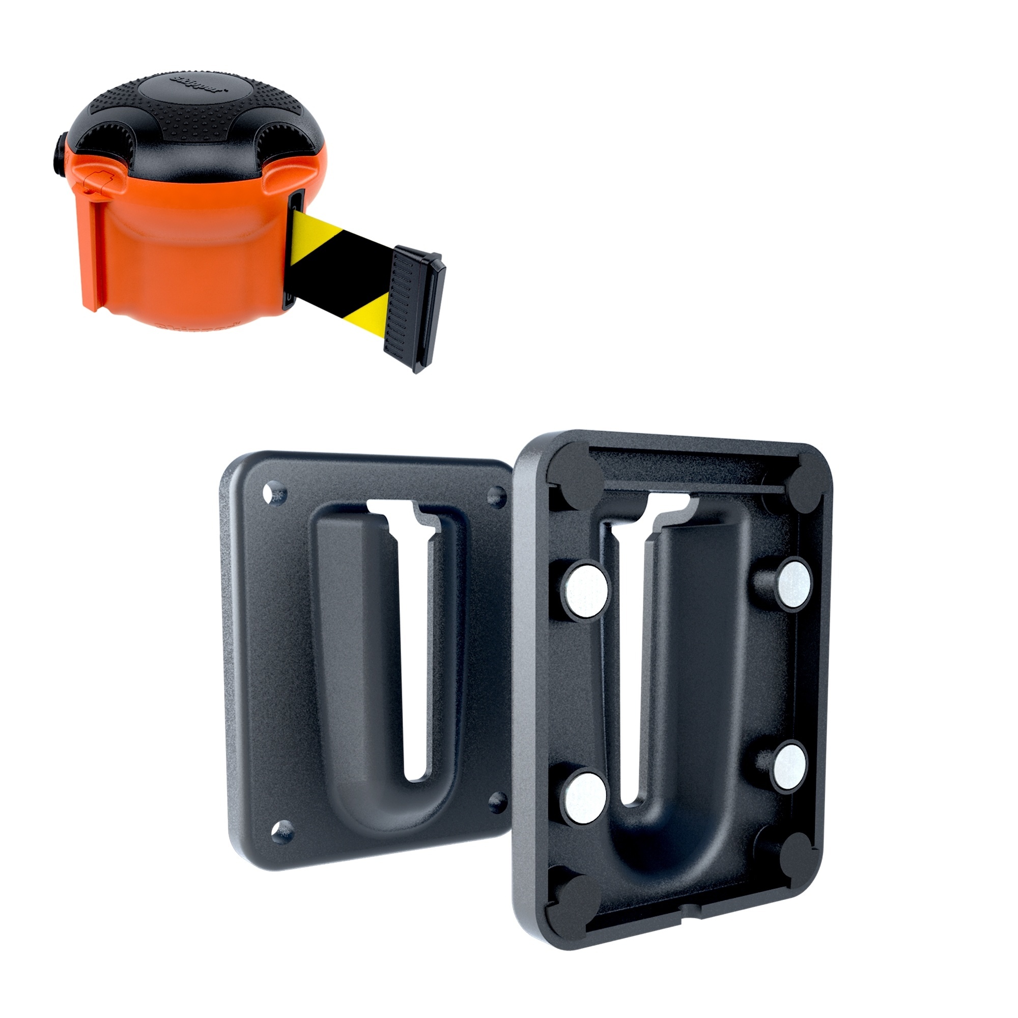 SKIPPER wall set 9 meter with wall support brackets and Skipper XS barrier belt unit