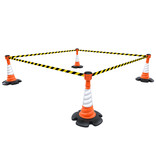 Skipper cone set 81 m2 with Skipper cones and Skipper barrier belt units