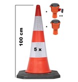 BIG set Skipper retractable barrier cones - crowd control