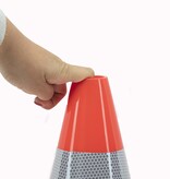 Verkeerskegel 30 cm PVC - klasse 2