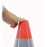 Cône de signalisation 30 cm PVC - Classe 2