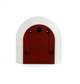 Modular traffic island from recycled rubber