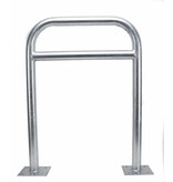 Cycle stand 600 x 800 mm Ø 50 mm with crossbar on base plates