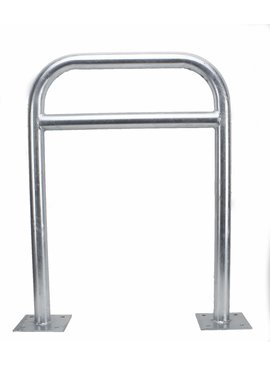 Cycle stand 600 x 800 mm with crossbar on base plates