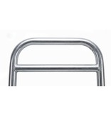 Cycle stand 600 x 800 mm Ø 50 mm with crossbar on base plates