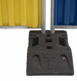 Pied de balise - socle 25 kg - PVC recyclé