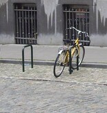 Bike Arc rack 600 x 1000 mm - galvanised - concrete