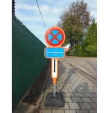 Temporary parking prohibition - PEHD - with reflective film