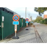 Temporary parking prohibition - PEHD - with reflective film