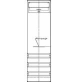 Borne hectométrique en plastique PEHD