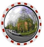 Mirror 'Traffic Deluxe' Ø600 mm - red/white