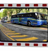 Miroir de circulation 'Traffic deluxe' 600 x 800 mm - rouge/blanc