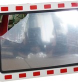Verkeersspiegel 'Traffic Deluxe' 600 x 800 mm - rood/wit