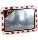 Mirror 'Traffic Deluxe' 600 x 800 mm - red/white