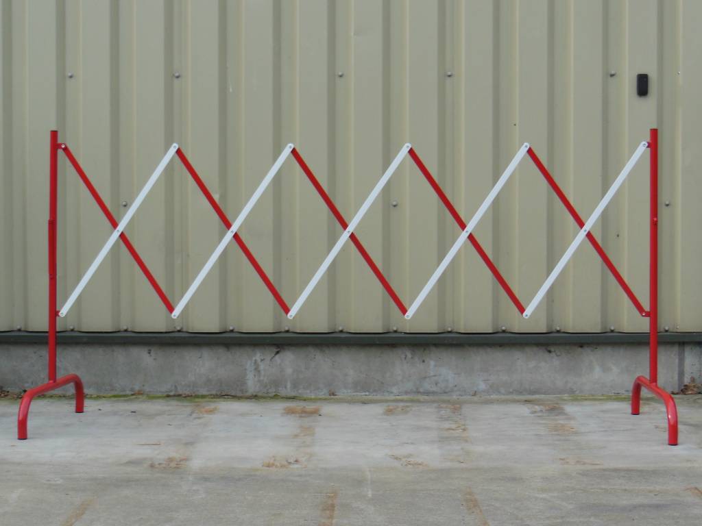 Foldable fence 2,3 m Red/white