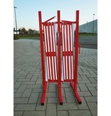 Foldable fence 2,3 m Red/white