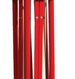 Vierkant vouwhek rood/wit - 1,3m²