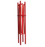 Vierkant vouwhek rood/wit - 1,3m²