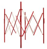 Square foldable fence red/white - 1,3m²