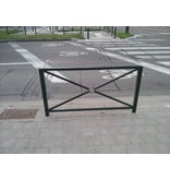 Fence St. Andries cross  163 x 88 cm Green (RAL 6009)