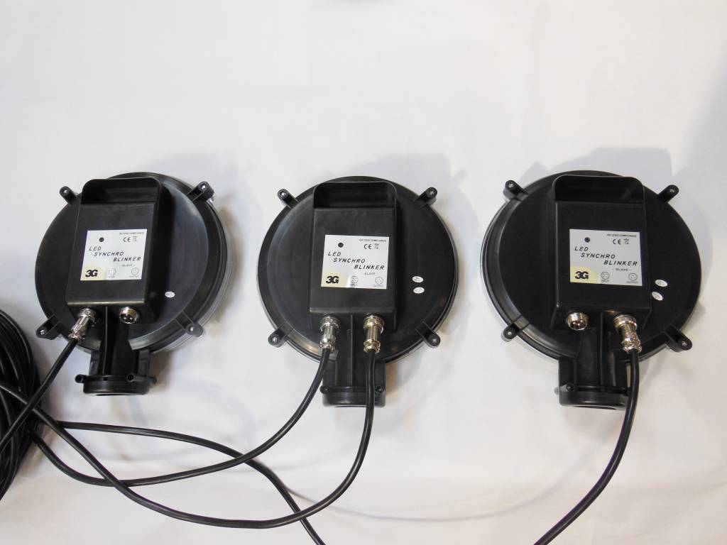 Set of 5 warninglights operating in series (LED)