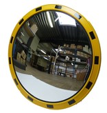 Mirror for industry (Round) 800 mm - yellow/black frame