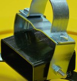 Mirror for industry (Round) 800 mm - yellow/black frame