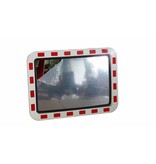 Mirror 'Traffic Deluxe' 400 x 600 mm - red/white