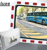 Miroir de circulation 'Traffic deluxe' 400 x 600 mm - rouge/blanc