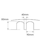 Ralentisseur 'SLOWLY' 10 cm - pour chantiers industriels
