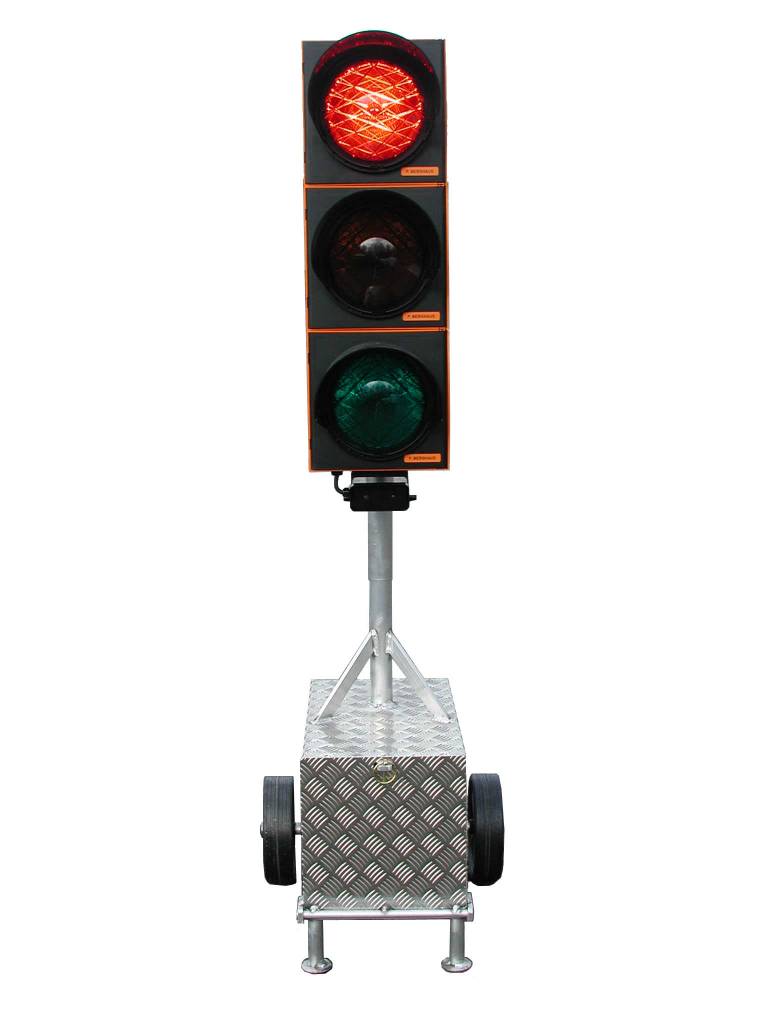 Tijdelijk verkeerslicht voor werven Berghaus type MPB 1400 LED