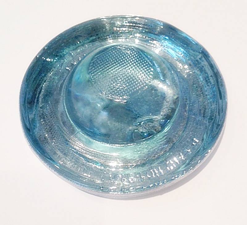 Glasbolreflector- Wit - diameter 100 mm - hoogte 45 mm