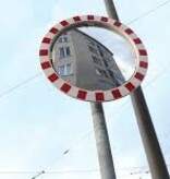 Gegalvaniseerde stalen paal voor spiegels - Ø76 mm x 320 cm