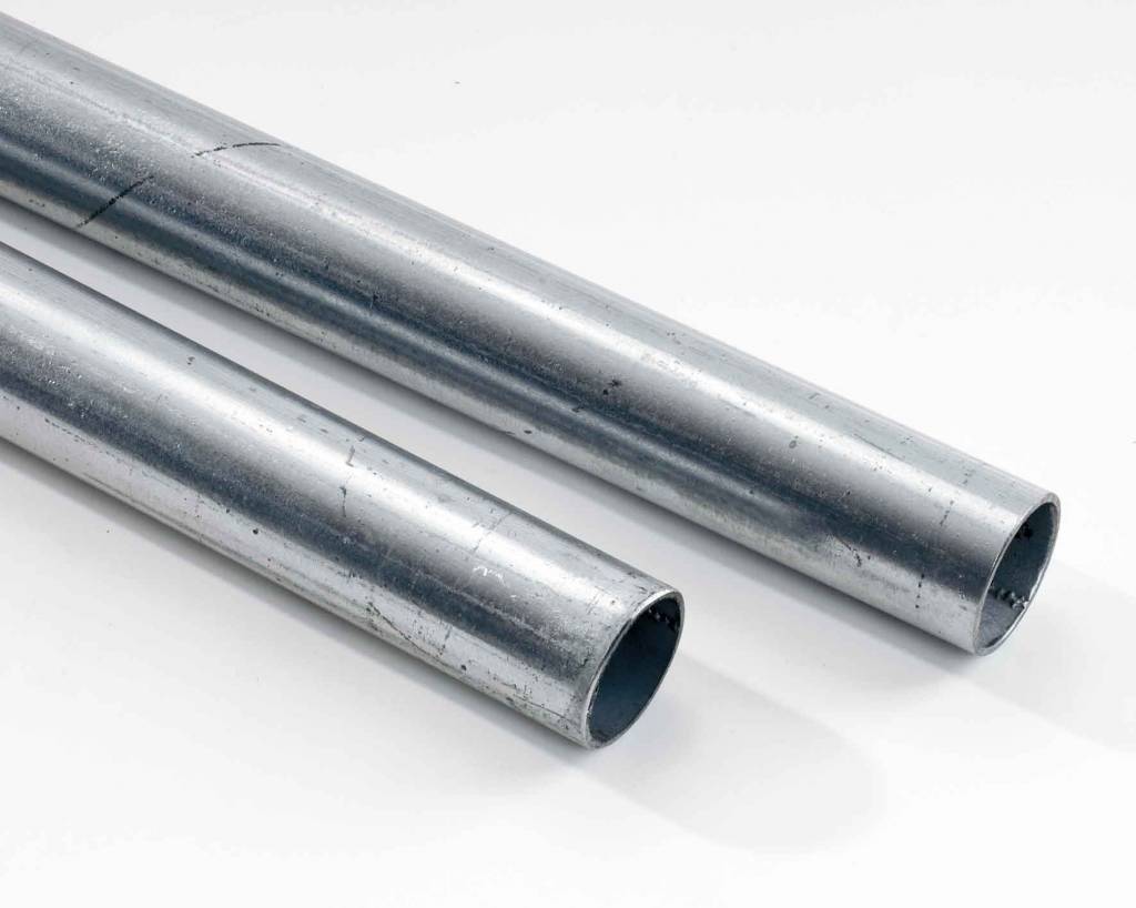 Galvanized steel pole for mirrors - Ø76 mm x 320 cm