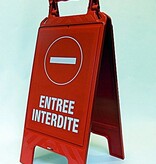Veiligheidsbaken "verboden toegang"