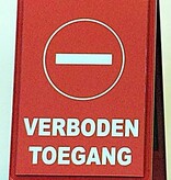 Veiligheidsbaken "verboden toegang"